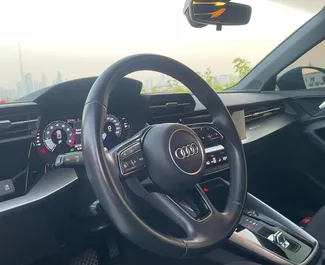 Audi A3 Sedan 2024 для оренди в Дубаї. Ліміт пробігу 250 км/день.