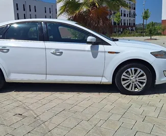 Front view of a rental Ford Mondeo at Tirana airport, Albania ✓ Car #16094. ✓ Automatic TM ✓ 0 reviews.