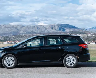 Ford Focus SW 2018 available for rent in Podgorica, with unlimited mileage limit.