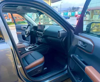 Ford Bronco 2025 car hire in Georgia, featuring ✓ Petrol fuel and 184 horsepower ➤ Starting from 145 GEL per day.