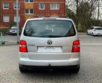 Volkswagen Touran 2006 car hire in Albania, featuring ✓ Diesel fuel and  horsepower ➤ Starting from 26 EUR per day.