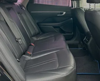 Hyundai Sonata 2021 car hire in Belarus, featuring ✓ Petrol fuel and 150 horsepower ➤ Starting from 46 USD per day.