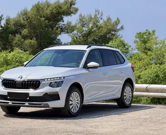 Skoda Kamiq rental. Comfort, Crossover Car for Renting in Montenegro ✓ Deposit of 200 EUR ✓ TPL, CDW, SCDW, FDW, Abroad insurance options.