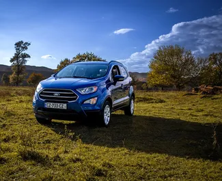 Přední pohled na pronájem Ford Eco Sport v Tbilisi, Georgia ✓ Auto č. 16280. ✓ Převodovka Automatické TM ✓ Recenze 0.