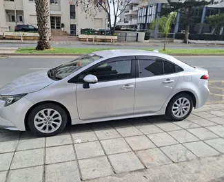 Front view of a rental Toyota Corolla Sedan in Limassol, Cyprus ✓ Car #16352. ✓ Automatic TM ✓ 0 reviews.