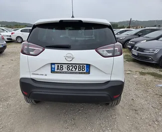 Opel Crossland 2021 car hire in Albania, featuring ✓ Diesel fuel and 99 horsepower ➤ Starting from 25 EUR per day.