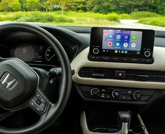 Honda HR-V 2023 car hire in Georgia, featuring ✓ Petrol fuel and 158 horsepower ➤ Starting from 118 GEL per day.