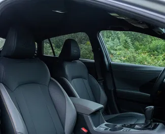 Subaru Crosstrek 2023 automobilio nuoma Gruzijoje, savybės ✓ Benzinas degalai ir 182 arklio galios ➤ Nuo 126 GEL per dieną.