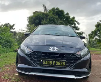 Hyundai i20 2025 car hire in Goa, featuring ✓ Petrol fuel and  horsepower ➤ Starting from 30 USD per day.