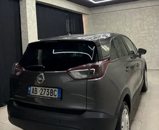 Opel Crossland 2021 car hire in Albania, featuring ✓ Diesel fuel and 77 horsepower ➤ Starting from 22 EUR per day.