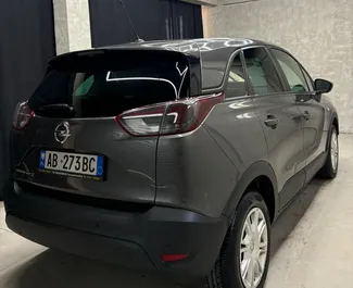 Opel Crossland rental. Economy, Comfort, Crossover Car for Renting in Albania ✓ Deposit of 100 EUR ✓ TPL, CDW, FDW insurance options.