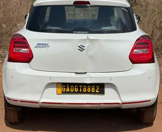 Suzuki Swift 2025 car hire in Goa, featuring ✓ Petrol fuel and 103 horsepower ➤ Starting from 27 USD per day.