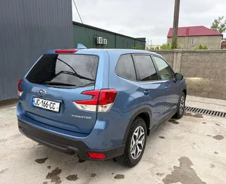 Přední pohled na pronájem Subaru Forester v Kutaisi, Georgia ✓ Auto č. 16486. ✓ Převodovka Automatické TM ✓ Recenze 0.