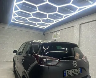 Opel Crossland 2021 car hire in Albania, featuring ✓ Diesel fuel and 77 horsepower ➤ Starting from 20 EUR per day.