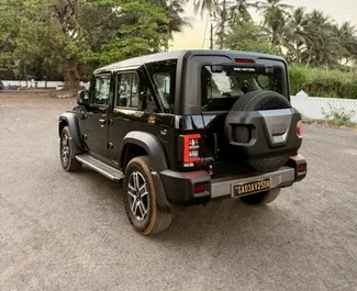 Mahindra Thar Roxx 2026 car hire in Goa, featuring ✓ Petrol fuel and 89 horsepower ➤ Starting from 84 USD per day.