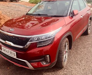 Car Hire Kia Seltos #16190 Automatic at Goa Airport, equipped with 1.5L engine ➤ From Umar in Goa.