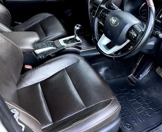 Toyota Fortuner 2024 available for rent at Goa Airport, with unlimited mileage limit.