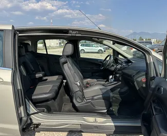 Interior of Ford B-Max for hire in Albania. A Great 5-seater car with a Automatic transmission.