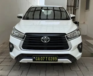 Petrol 2.4L engine of Toyota Innova 2025 for rental at Goa Airport.