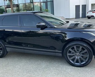Priekinė automobilio, kurį nuomojate Land Rover Range Rover Velar Limasolyje, Kipras vaizdas ✓ Automobilis #16464. ✓ Pavarų dėžė Automatinis TM ✓ Atsiliepimai 0.
