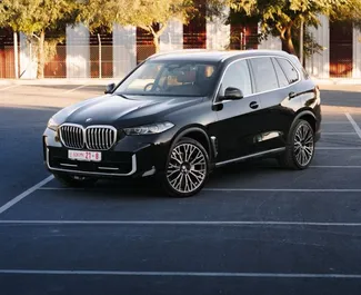 Diesel 3.0L engine of BMW X5 2024 for rental in Larnaca.