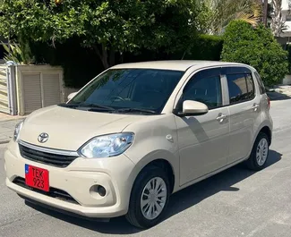 Toyota Passo 2021 car hire in Cyprus, featuring ✓ Petrol fuel and 100 horsepower ➤ Starting from 19 EUR per day.