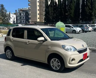 Toyota Passo rental. Economy Car for Renting in Cyprus ✓ Deposit of 100 EUR ✓ TPL, CDW, SCDW, Theft, Young insurance options.