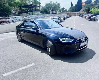 Front view of a rental Audi A4 in Dubrovnik, Croatia ✓ Car #16258. ✓ Automatic TM ✓ 0 reviews.