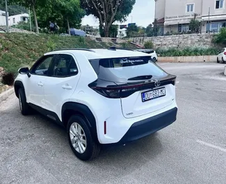Front view of a rental Toyota Yaris Cross in Dubrovnik, Croatia ✓ Car #16260. ✓ Automatic TM ✓ 0 reviews.
