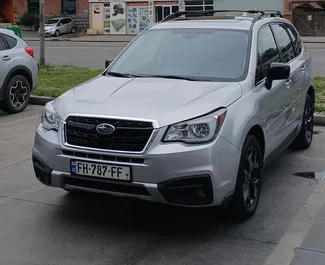 Subaru Forester 2018 k dispozici k pronájmu v Tbilisi, s omezením ujetých kilometrů neomezené.