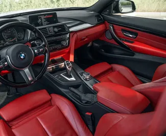 BMW 428i Gran Coupe 대여. 조지아에서에서 대여 가능한 편안함, 프리미엄 차량 ✓ 540 GEL의 보증금 ✓ TPL, FDW, 승객, Young 보험 옵션.