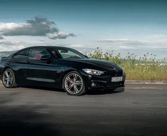트빌리시에서, 조지아에서 대여하는 BMW 428i Gran Coupe의 전면 뷰 ✓ 차량 번호#16557. ✓ 자동 변속기 ✓ 0 리뷰.
