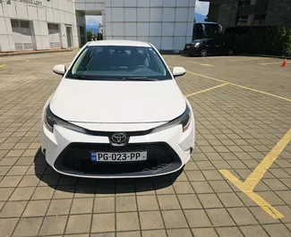 Front view of a rental Toyota Corolla Sedan in Batumi, Georgia ✓ Car #10563. ✓ Automatic TM ✓ 0 reviews.