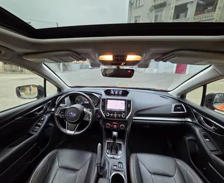 Interior of Subaru Crosstrek for hire in Georgia. A Great 5-seater car with a Automatic transmission.