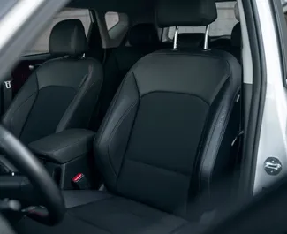 Intérieur de Kia Soul à louer en Géorgie. Une excellente voiture de 5 places avec une transmission Automatique.