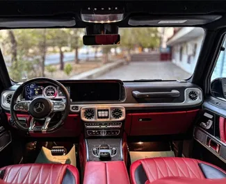 Alquiler de coches Mercedes-Benz G63 AMG 2022 en Azerbaiyán, con ✓ combustible de Gasolina y  caballos de fuerza ➤ Desde 1020 AZN por día.