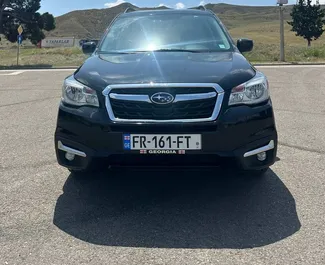Арендуйте Subaru Forester 2017 в Грузии. Топливо: Бензин. Мощность: 192 л.с. ➤ Стоимость от 99 GEL в сутки.