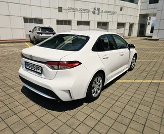 Toyota Corolla Sedan 2020 available for rent in Batumi, with unlimited mileage limit.