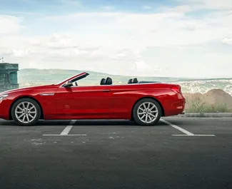 Aluguel de BMW 6-series Cabrio. Carro Premium, Luxo, Cabrio para Alugar na Geórgia ✓ Depósito de 540 GEL ✓ Opções de seguro: TPL, FDW, Passageiros, Jovem.