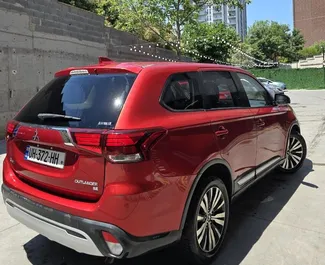 Petrol L engine of Mitsubishi Outlander 2019 for rental in Tbilisi.