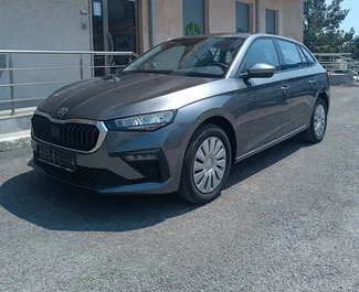 Skoda Scala 2024 car hire in Montenegro, featuring ✓ Petrol fuel and 115 horsepower ➤ Starting from 57 EUR per day.