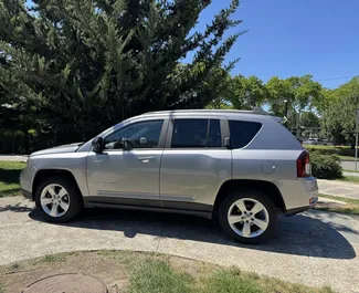 Jeep Compass 2017 car hire in Georgia, featuring ✓ Petrol fuel and 169 horsepower ➤ Starting from 90 GEL per day.