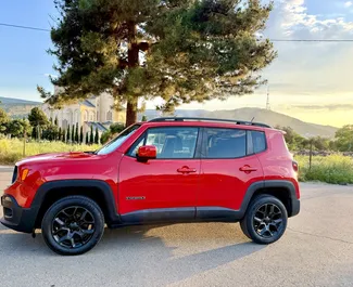 Kiralık bir Jeep Renegade Tiflis'te, Gürcistan ön görünümü ✓ Araç #16529. ✓ Otomatik TM ✓ 0 yorumlar.