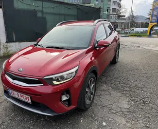 Kia Stonic 2022 car hire in Albania, featuring ✓ Diesel fuel and 140 horsepower ➤ Starting from 26 EUR per day.