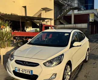 Hyundai Accent 2015 location de voiture en Albanie, avec ✓ Diesel carburant et 80 chevaux ➤ À partir de 15 EUR par jour.
