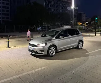 Diesel 1.6L engine of Volkswagen Golf 7 2016 for rental in Tirana.