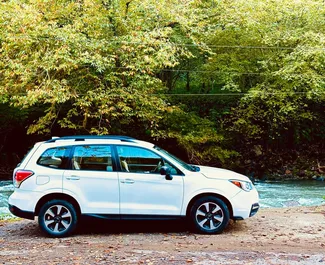 Subaru Forester – автомобиль категории Комфорт, Внедорожник, Кроссовер напрокат в Грузии ✓ Без депозита ✓ Страхование: ОСАГО, Супер КАСКО, Полное КАСКО, Пассажиры, От угона, Без депозита.