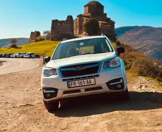 Арендуйте Subaru Forester 2017 в Грузии. Топливо: Бензин. Мощность: 192 л.с. ➤ Стоимость от 99 GEL в сутки.