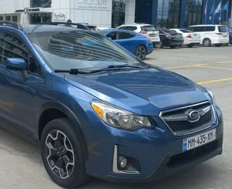 Frontansicht eines Mietwagens Subaru Crosstrek in Tiflis, Georgien ✓ Auto Nr.16673. ✓ Automatisch TM ✓ 0 Bewertungen.