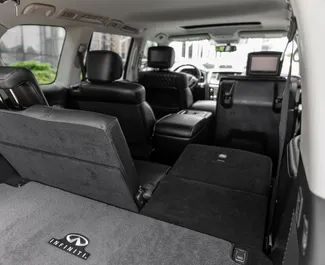 Benzin 5,6L Motor von Infiniti QX80 2019 zur Miete in Tiflis.